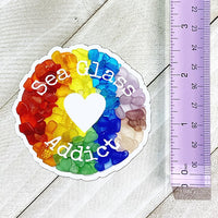 Brin d'Ocean - Seaglass Art Magnet: I'd Rather Be Looking For Sea Glass