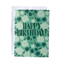 Carabara Designs - Greeting Card: Happy Birthday Floral