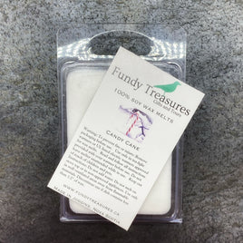 Fundy Treasures - 6 Cavity Soy Wax Melts: Candy Cane