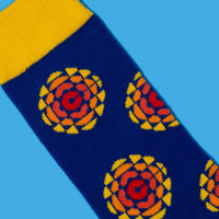 MAL - Retro Unisex One-Size Adult Socks: Vintage CBC Logo