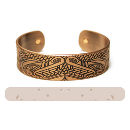 NNW - Copper Bracelet: Wolves by Andrew Williams