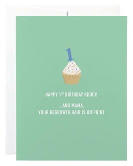 Classy Cards - Greeting Card: Regrowth Hair