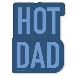 Classy Cards - Vinyl Sticker: Hot Dad