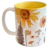 SAB - 11oz Pressed Flower Mug: Choose Joy