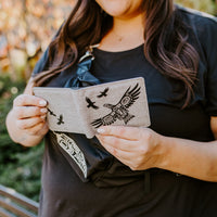 NNW - Crosshatch Wallet: Soaring Eagle by Corey Bulpitt