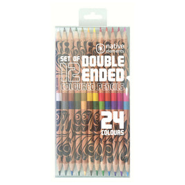 NNW - 12 Double-Ended Colouring Pencils: Eagle by T.J. Sgwaayaans Young