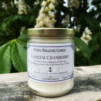 Fundy Treasures - 7.5oz Soy Wax Candle: Coastal Cranberry