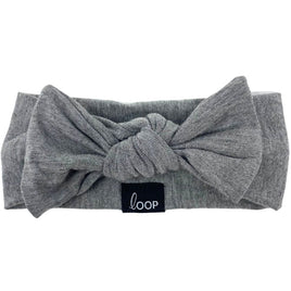 LOOP Littles - Everyday Knot: Grey Jersey Size Little (3m-3y)