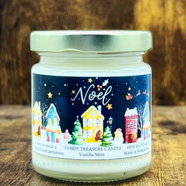 Fundy Treasures - 3.5oz Soy Wax Candle: Noel (Vanilla Mint)