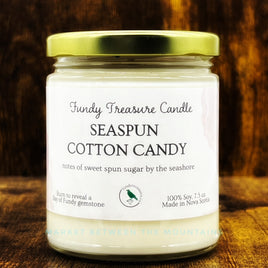 Fundy Treasures - 7.5oz Soy Wax Candle: Seaspun Cotton Candy