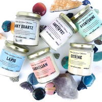 Fundy Treasures - 7.5oz Hidden Gemstone Candle: Lapis