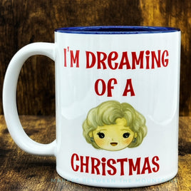 GGG - 11oz Ceramic Mug: I'm Dreaming Of A (Betty White) Christmas