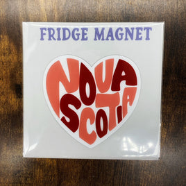 GGG - Thin Style Fridge Magnet: Nova Scotia Heart