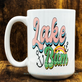 GGG - 15oz Ceramic Mug: Lake Bum