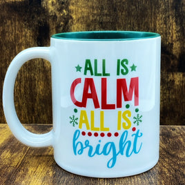 GGWS - 11oz Ceramic Mug: All Is Calm All Is Bright