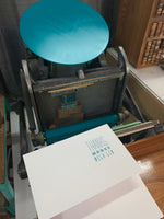 Arquoise Press - Letterpress Card: THANKS MERCI WELA'LIN