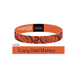 NNW - Every Child Matters Orange Shirt Day Inspirational Wristbands: 0.5" Wide