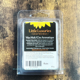 Little Luxuries - 6 Cavity Scented Wax Melts: Rain