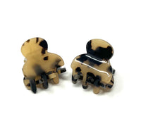LOOP Lifestyle - Tiny Tina Claw Clips (2pk): Beige Tortoise