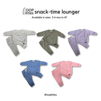LOOP Littles - Snack-Time Baby & Toddler Lounger: Blueberry