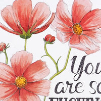 Naughty Florals - Greeting Card: You Are So Fucking Adorable