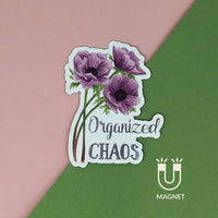 Naughty Florals - Decorative Fridge Magnet: Organized Chaos