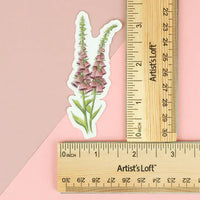 Naughty Florals - Vinyl Sticker: Fox Glove