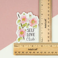 Naughty Florals - Vinyl Sticker: Self Love Club