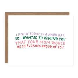 PBH - Greeting Card: Your Mom Would Be So Fucking Proud Of You