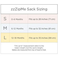 SwaddleDesigns - Cotton zzZipMe Sack: Pastel Pink & Sterling Dots
