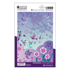 NNW - 1000 Piece Jigsaw Puzzle: Hummingbirds