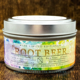 New Scotland Candle Co. - Soy Wax Candle Tin: Root Beer
