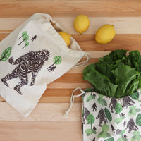 NNW - Set of 2 Reusable Produce Bags: Sasquatch