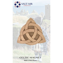 SAC - Alder Wood Magnet: Celtic Trinity Knot