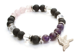 NNW - Healing Stone Bracelet: Hummingbird Heart by Karen Francis