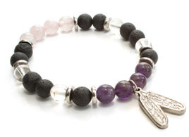 NNW - Healing Stone Bracelet: Eagle Feathers by Corey Bulpitt