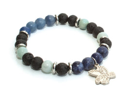 NNW - Healing Stone Bracelet: Spoqes (Eagle) by Terry Horne