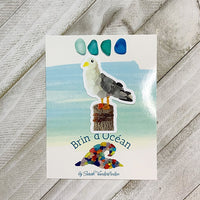 Brin d'Ocean - Waterproof Vinyl Sticker: Seagull