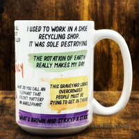 SNS - 15oz Ceramic Mug: Dad's Emergency Jokes