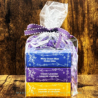 Seafoam Lavender Triple Decker Bar Soap Gift Packs