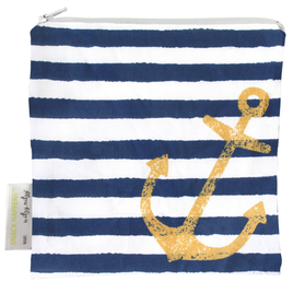 Itzy Ritzy - Reusable Snack & Everything Bag: Anchor Down