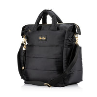Itzy Ritzy - Dream Convertible™ Diaper Bag: Midnight Black