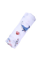 MBB - Certified Organic Cotton Muslin Swaddle: Under the Sea