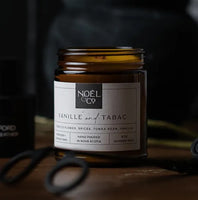 Noel & Co. - 8 oz Soy and Coconut Wax Candle: Vanille & Tabac