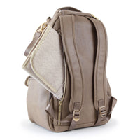 Itzy Ritzy - Boss Backpack™ Diaper Bag: Vanilla Latte